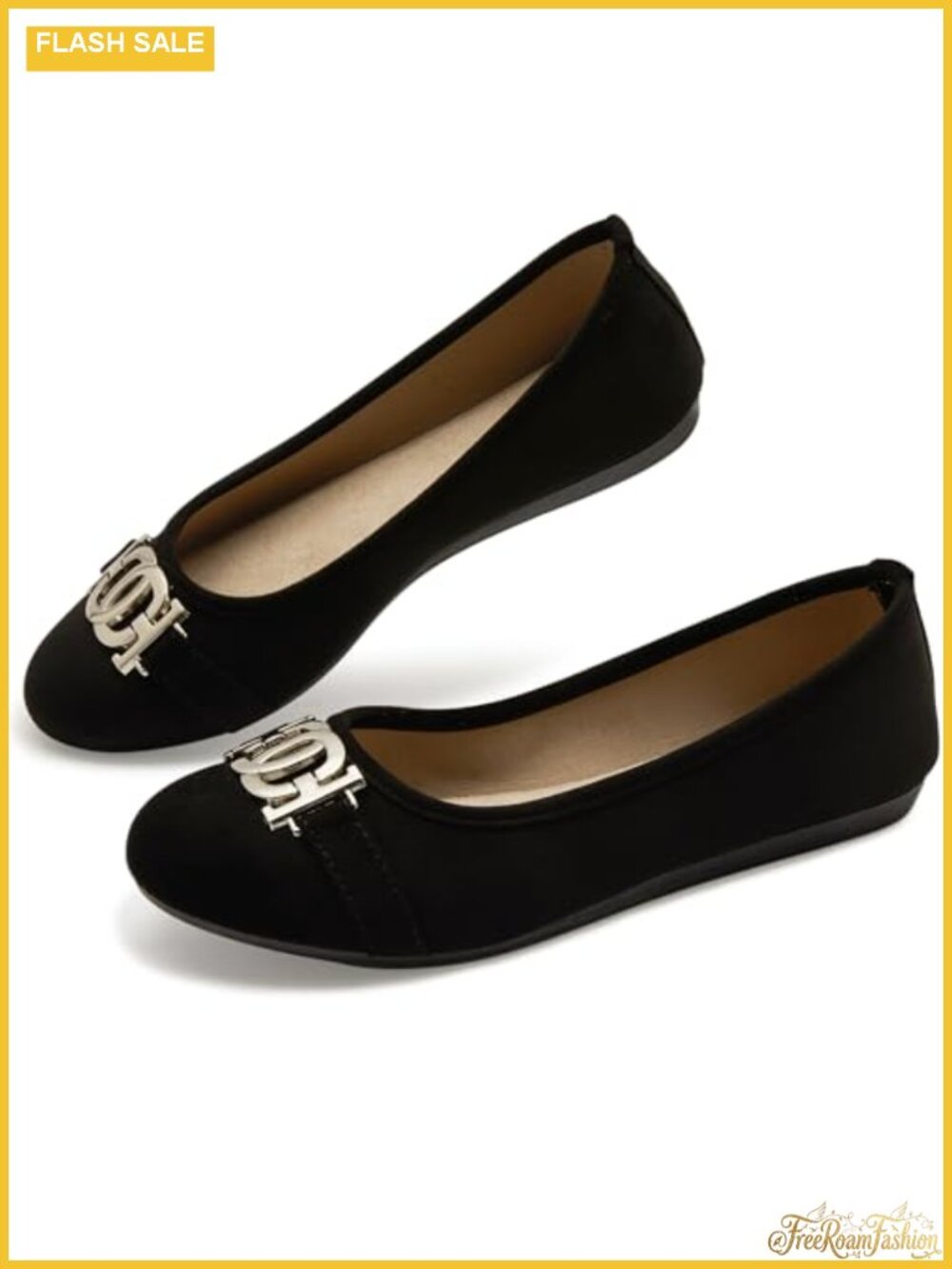 Women's Ballet Flats Slip On Round Toe Memory Foam Comfort Walking Driving